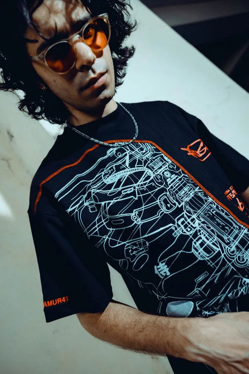Samurai Oversized T-Shirt | Inspired by Cyberpunk 2077