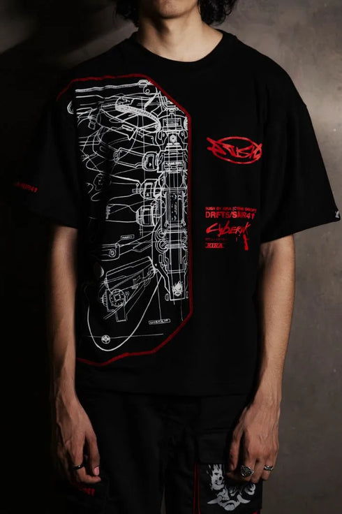 Samurai Oversized T-Shirt | Inspired by Cyberpunk 2077