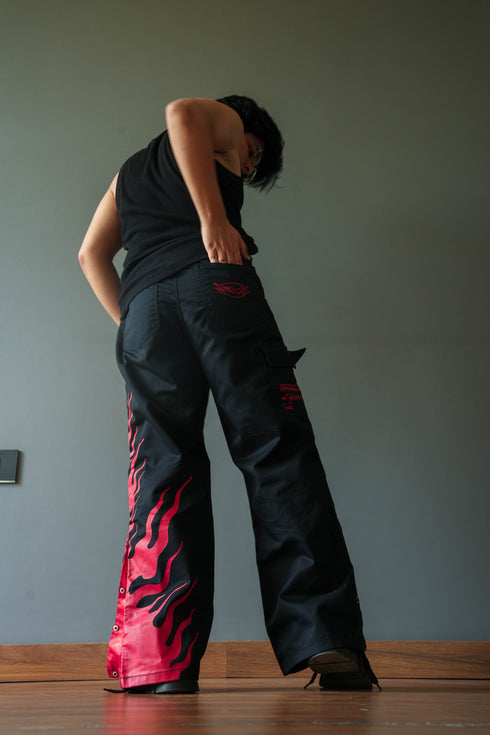 Samurai Cargo Flaring Trousers | Inspired by Cyberpunk 2077