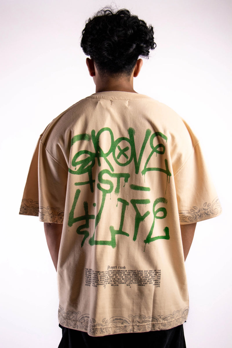 Grove Street 4 Life Oversized T-Shirt | Inspired by GTA