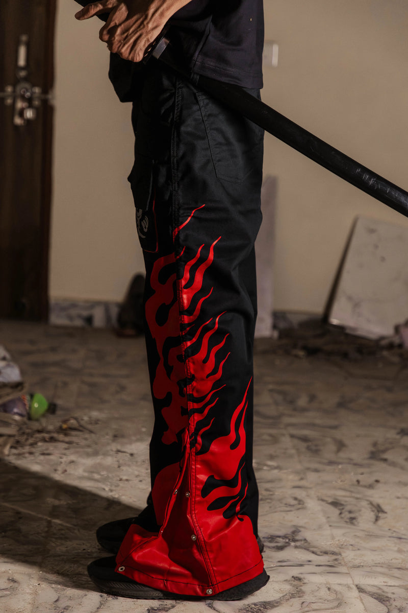 Samurai Cargo Flaring Pants | Inspired by Cyberpunk 2077